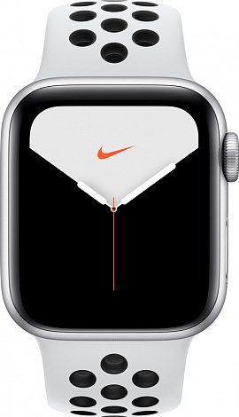Apple Watch Nike Series 5 44 мм (алюминий серебристый/чистая платина)